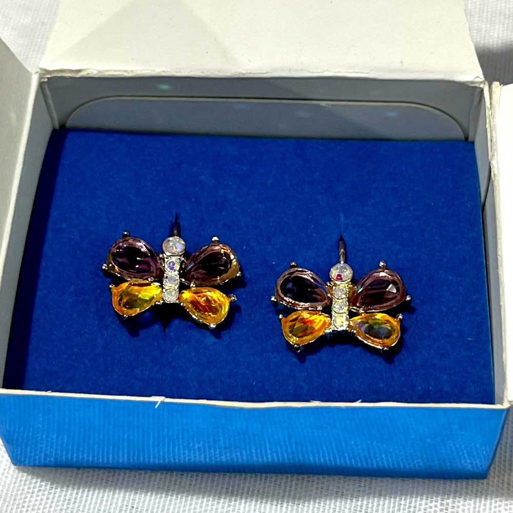 VINTAGE AVON BUTTERFLY EARRINGS
